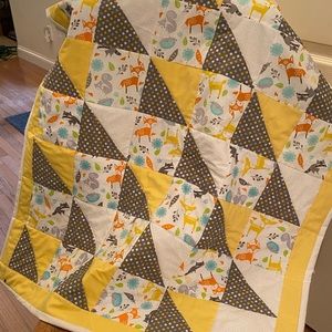 NEW Cute forest animal themed quilt